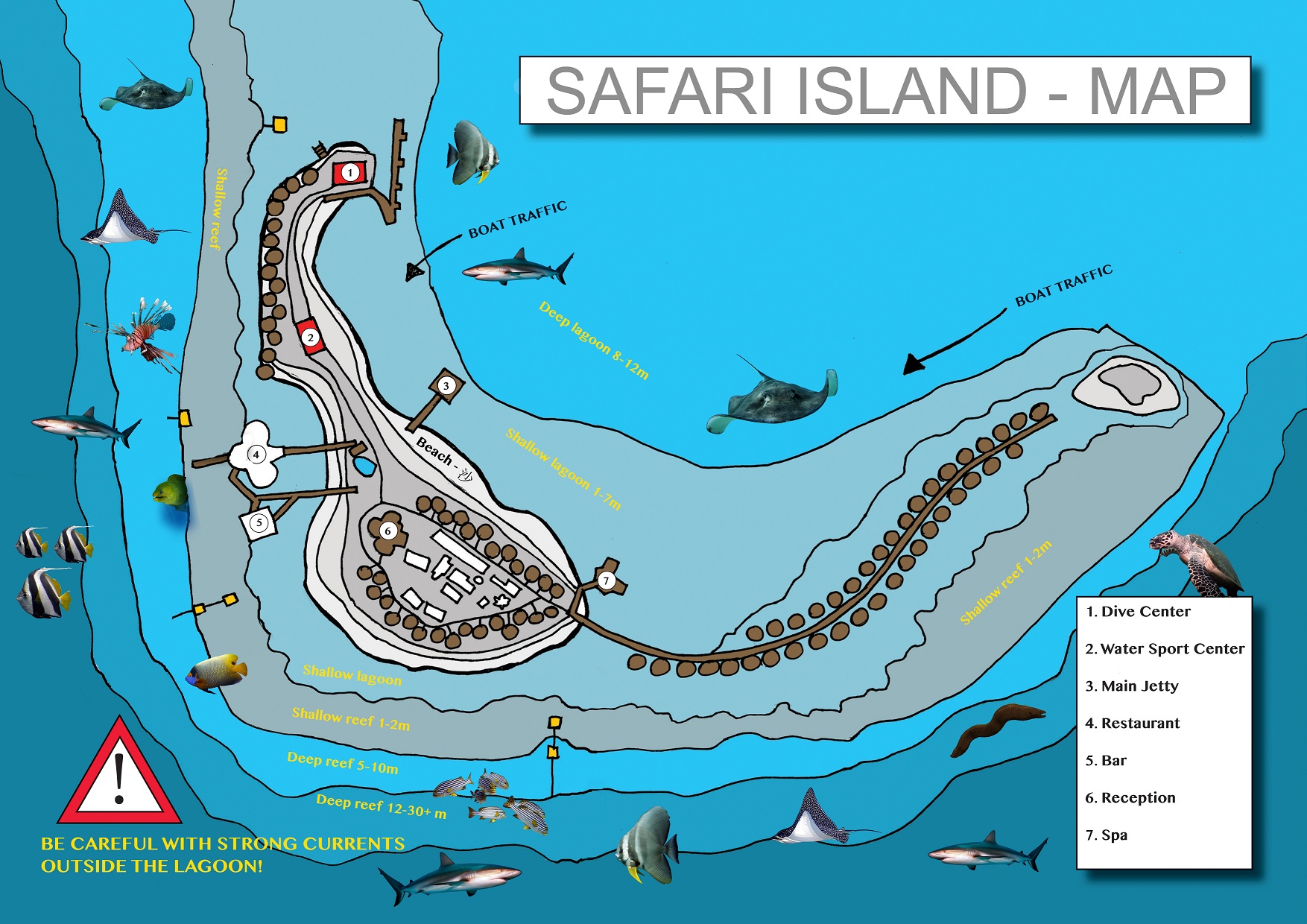Safari Island Map